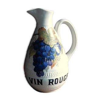 Wine pitcher digoin sarreguemines grespots