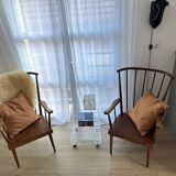 Paire de fauteuils Baumann