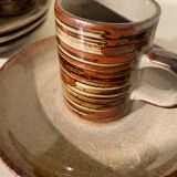 Set of 4 sandstone cups
