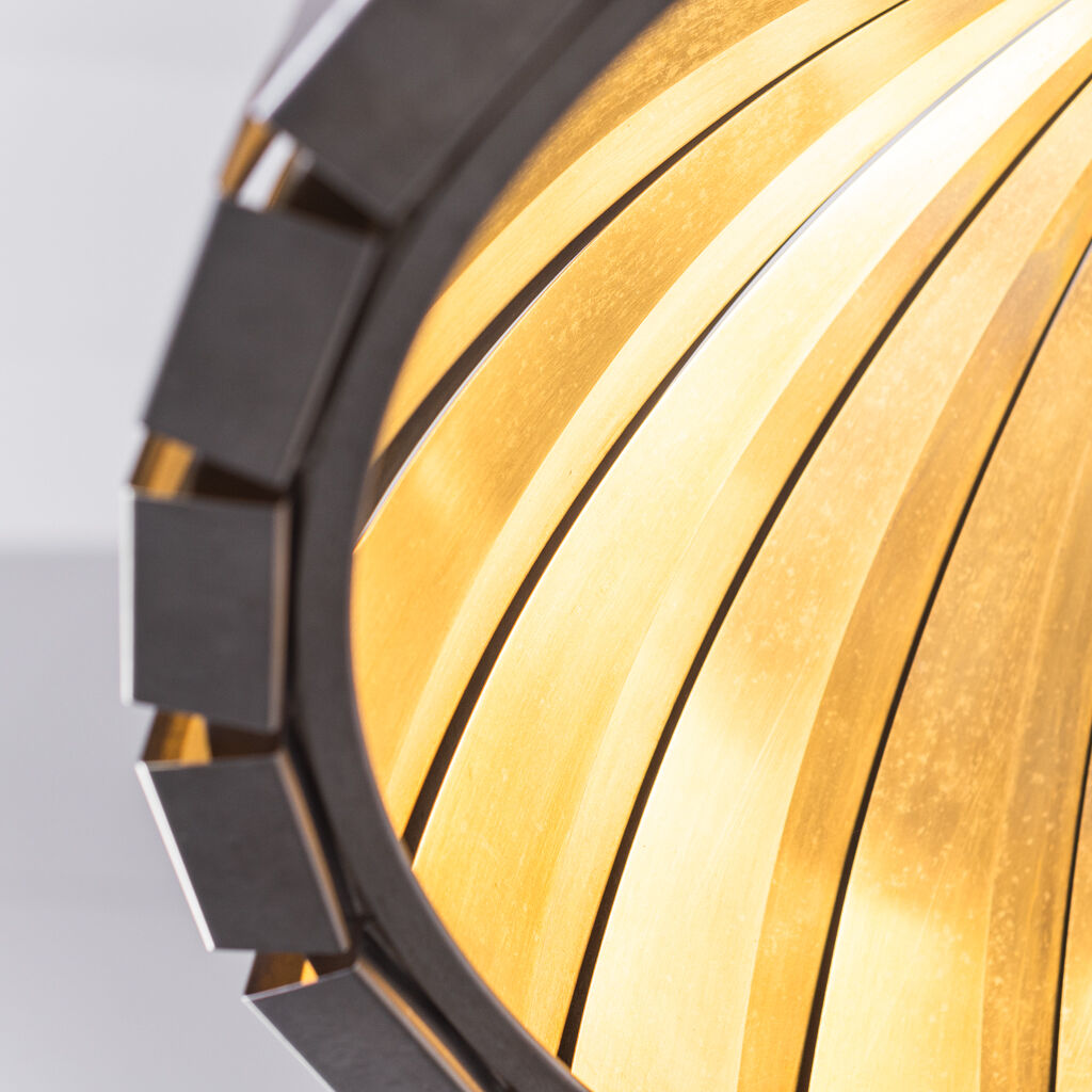 Modern vintage space age 1960s ice cap chandelier