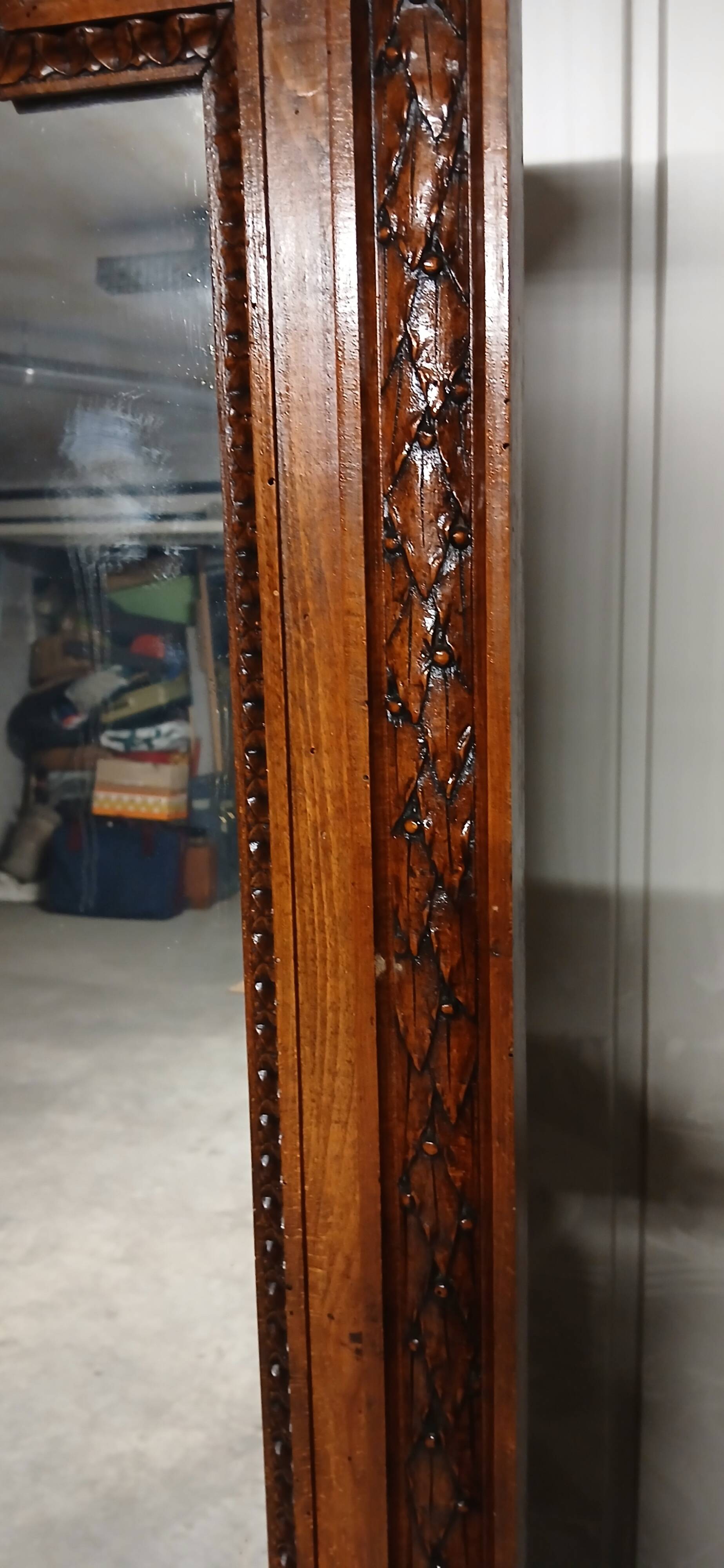 Miroir de commode ancien