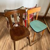 Set of 4 mismatched chairs