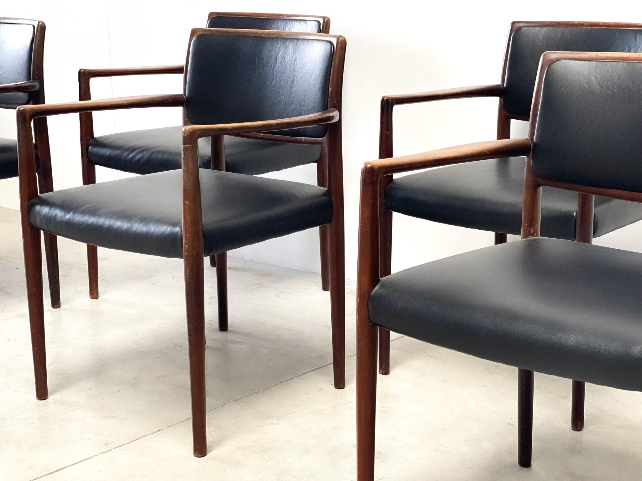 7 danish dining chairs