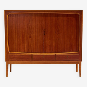 Teak and beech highboard (mk6603)