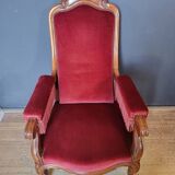Authentic Voltaire reclining armchair in very good condition