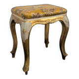 Tabouret en bois doré vénitien