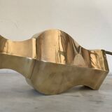 Brass hexagonal lamp