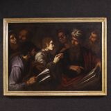 Great 17th century Italian painting, Christ among the Doctors in the Temple