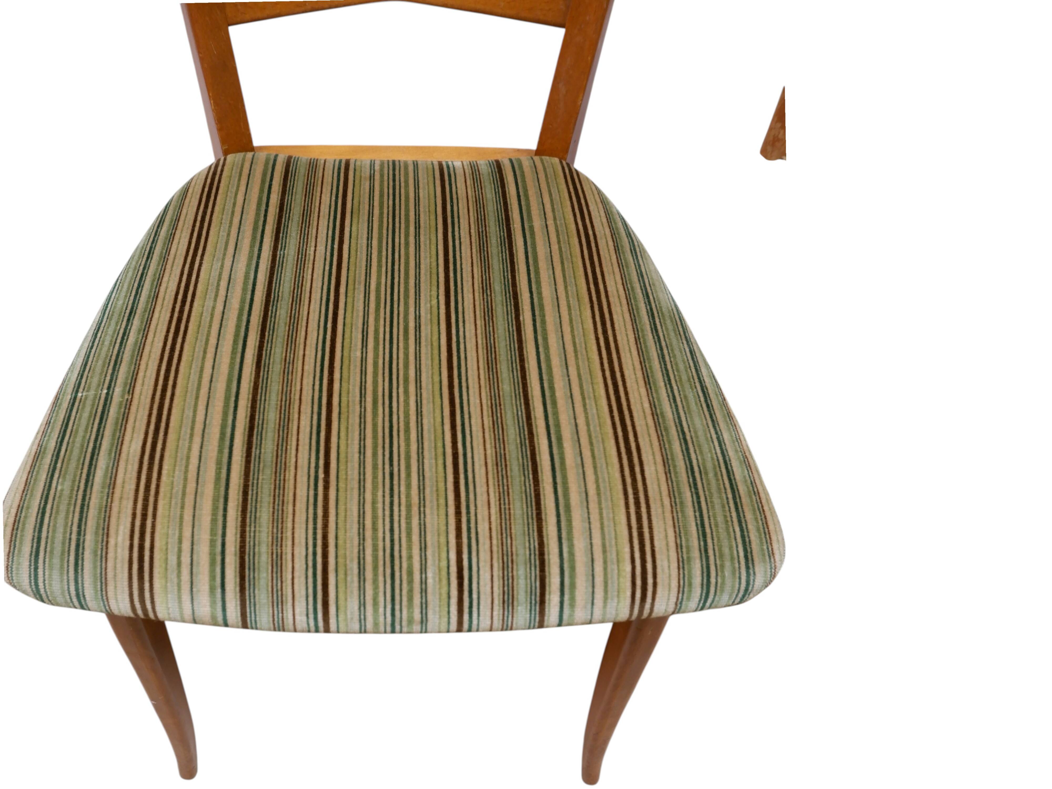 Ensemble de 4 chaises de salle à manger danoises, années 1960.