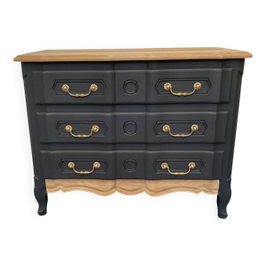 Commode en bois massif,