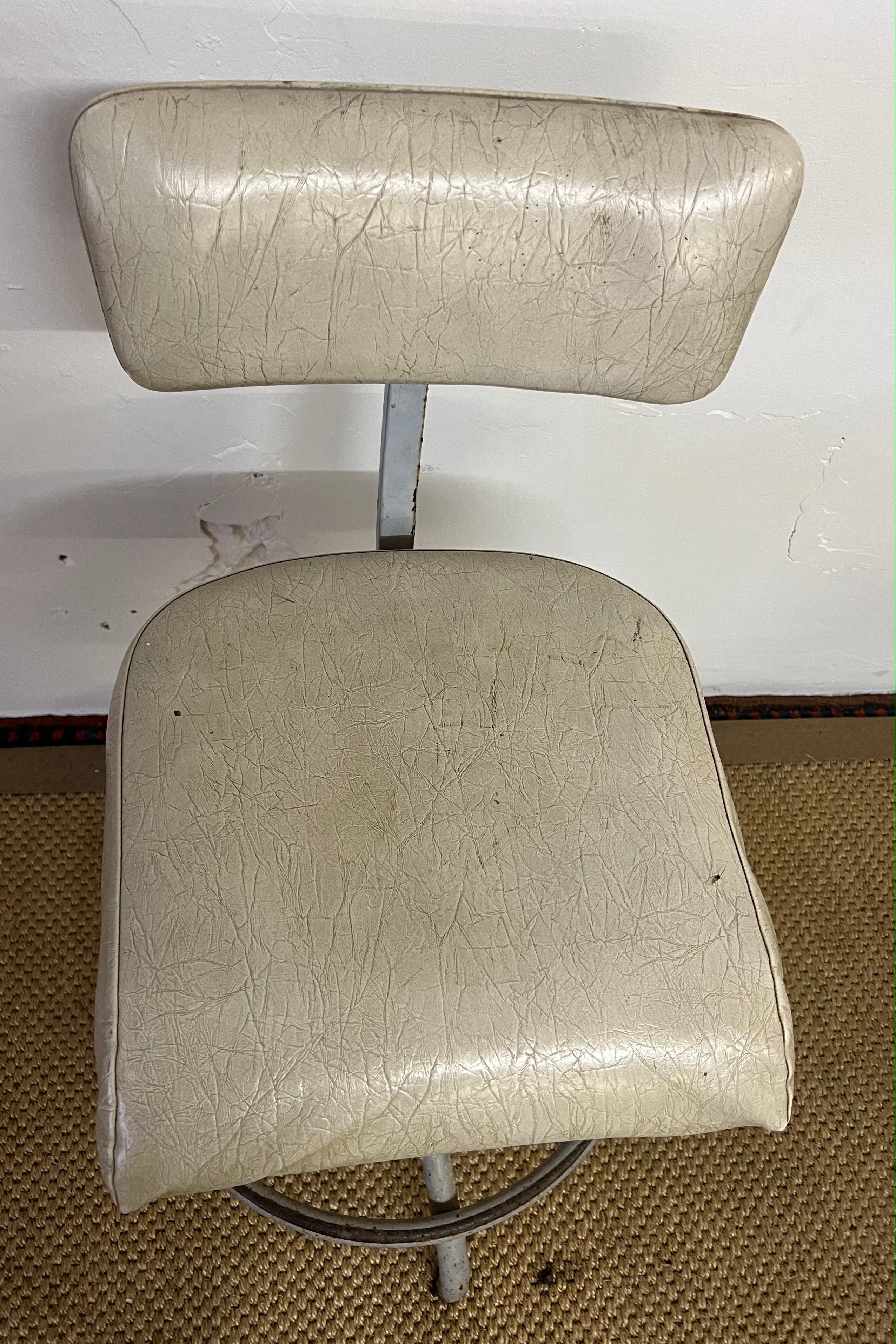 Old industrial workshop chair