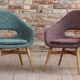 Set of 2 Lounge Chairs designed by Miroslav Navrátil, 1950s, Czech Republic