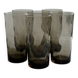 5 smoked water glasses France