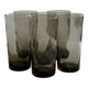 5 smoked water glasses France