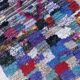Moroccan carpet Boucherouite colored - 83 x 148 cm