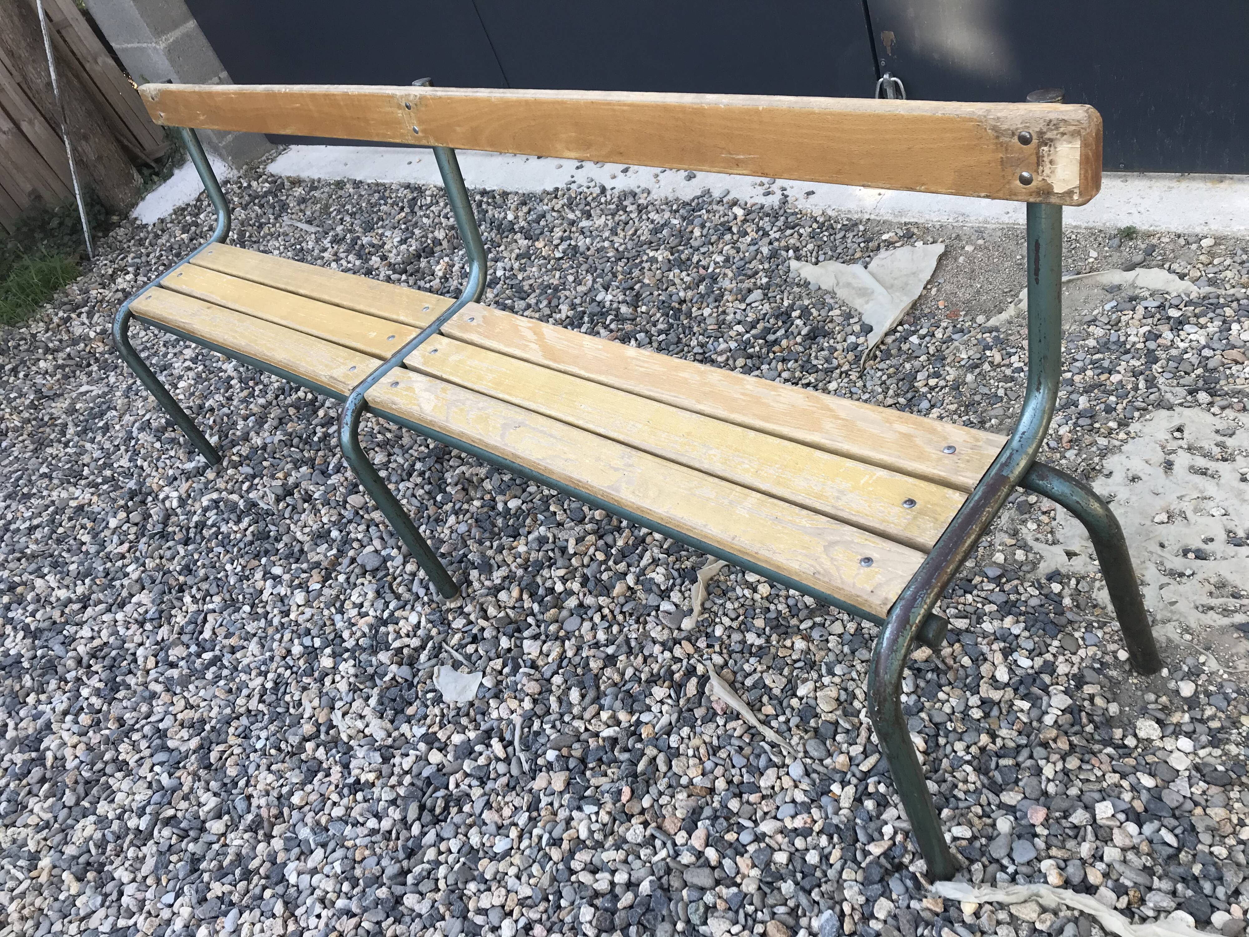 Two former Mullca school benches year 50