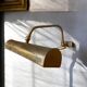 Industrial brass wall art picture lights