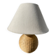 Rattan bedside lamp