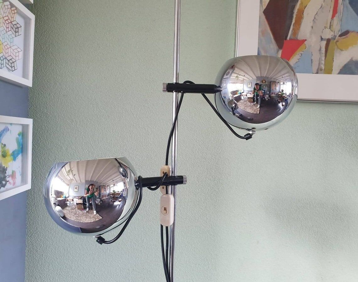 Floor lamp RAAK Amsterdam chrome 70s