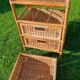 Commode, chiffonnier en rotin vintage