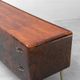Vintage wooden sideboard with brass legs, 1960s design