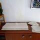 Nappe et 14 serviettes en lin ajouré broderies fines 335 x 170