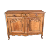 Two-door walnut buffet Louis XV period 19th century