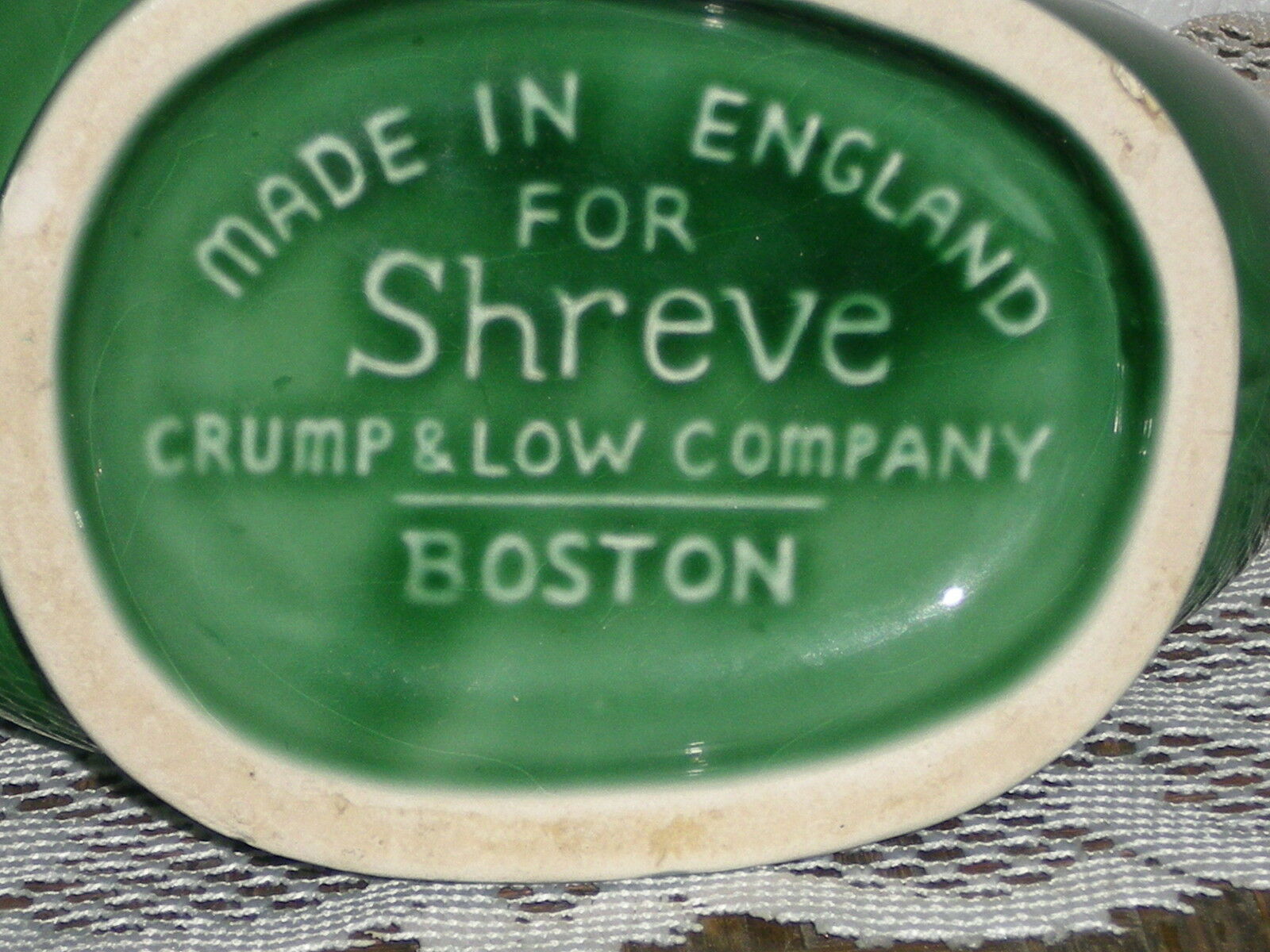 Fish-shaped zoomorphic jug for Shreve Crump & Low Compagny Boston