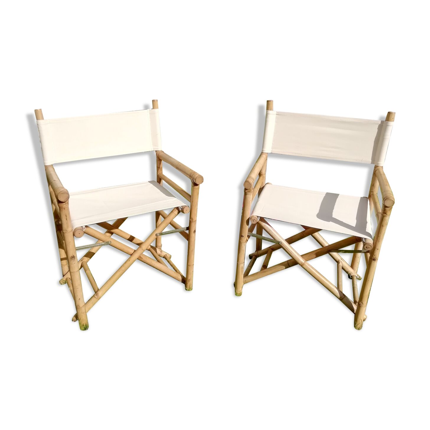 Fauteuils pliants en bambou