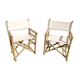 Fauteuils pliants en bambou