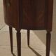 Antique half moon console-chest made by fils d'alfred wimphen in marquetry 2 drawers
