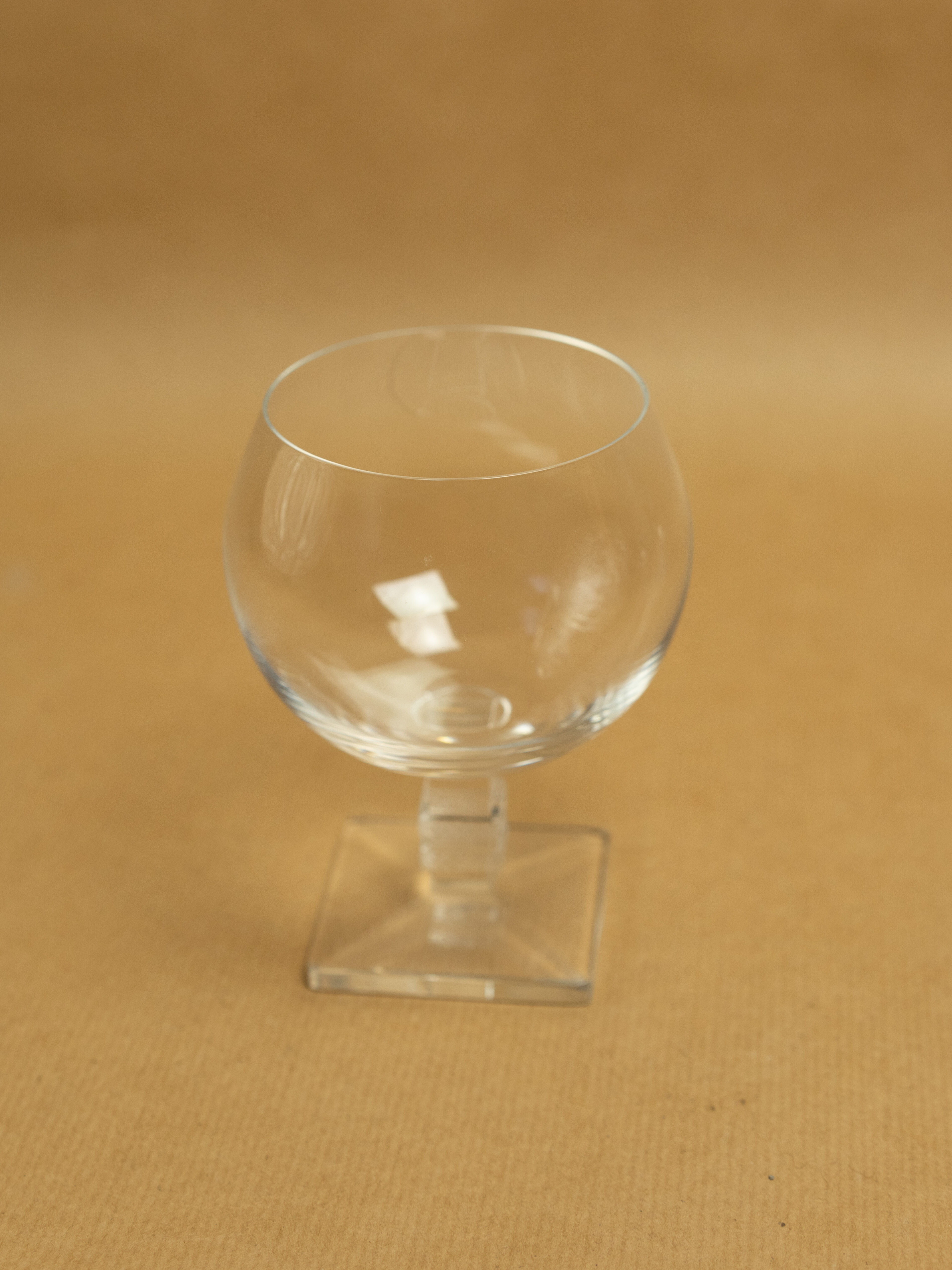 Lot 4 glasses with crystal foot Lalique Argos art deco 1930