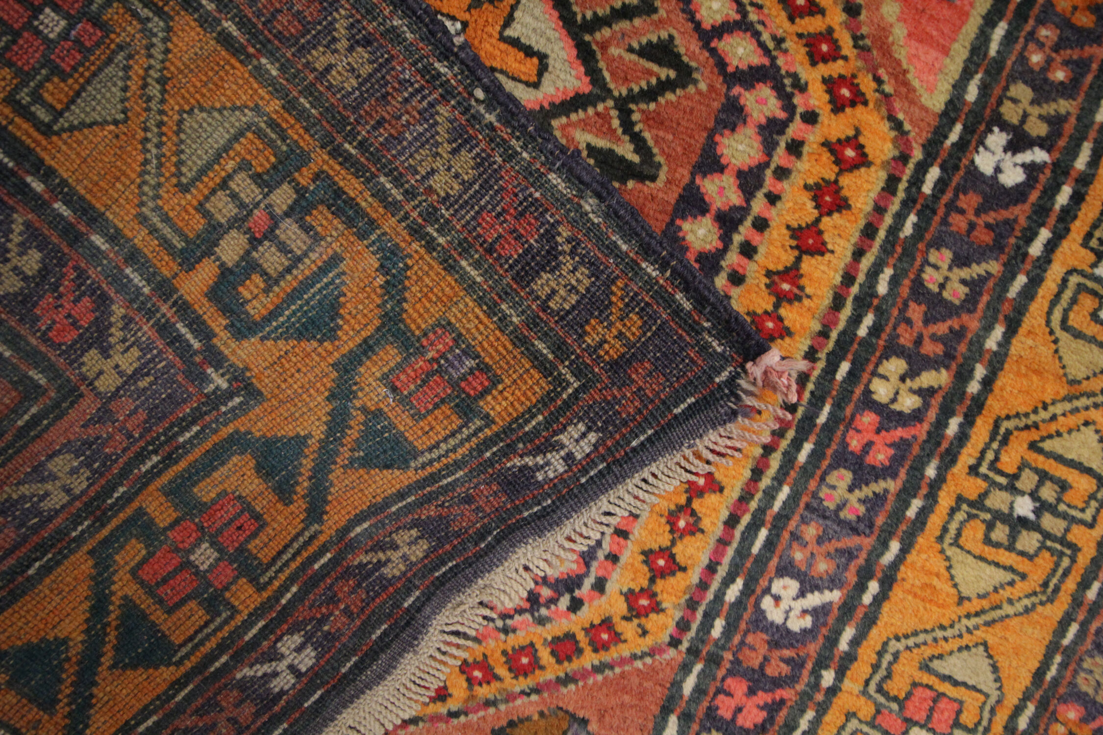 Vintage Caucasian Karabagh Rug 94x196cm