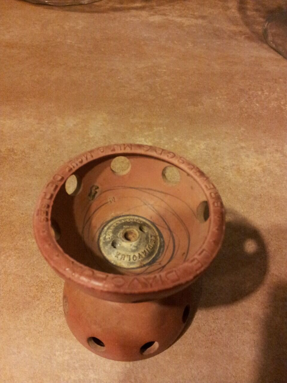 Former diabolo Diavolux rubber toy