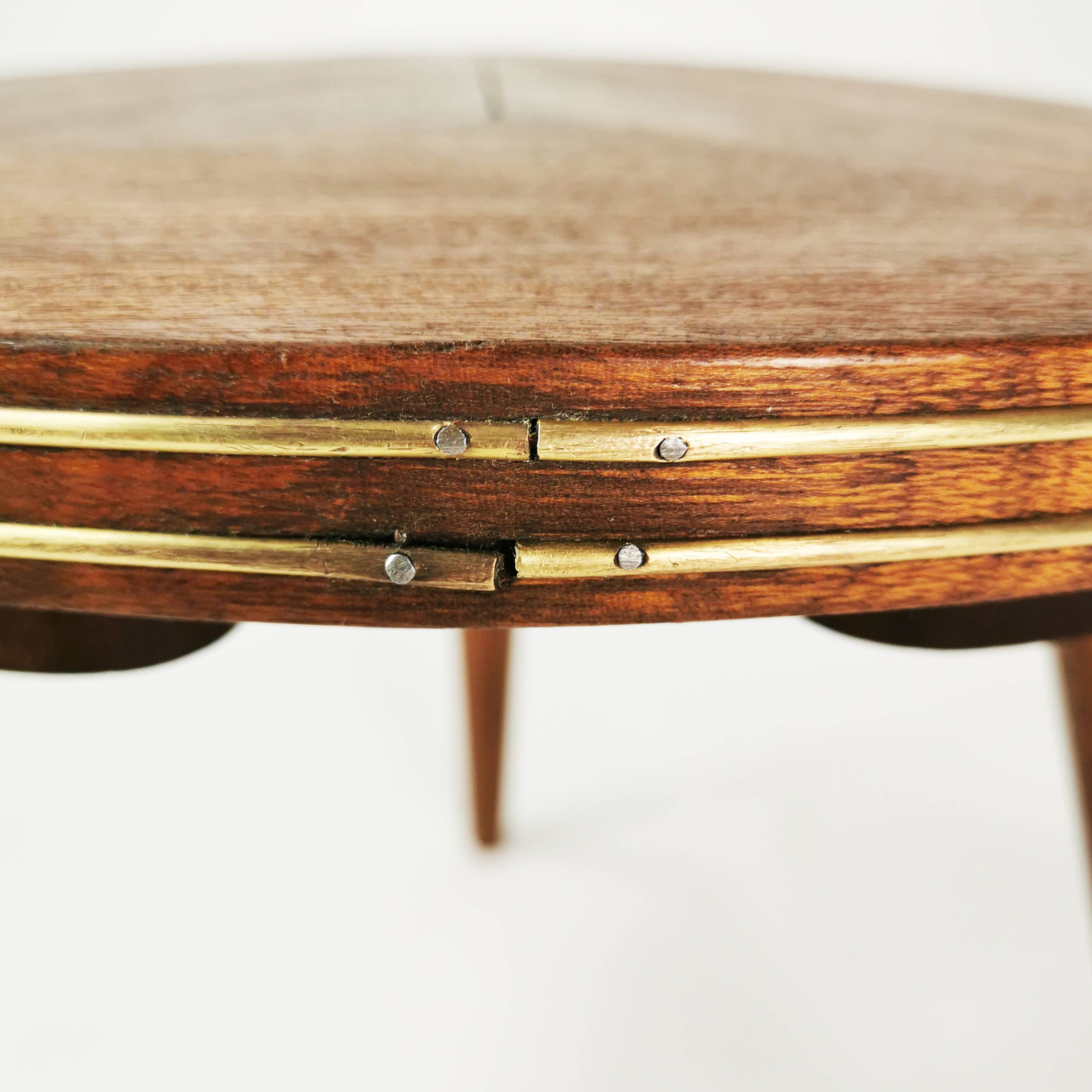 Modernist mahogany flower stand, Germany, 1960s.