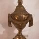 Pair of Louis XVI style sconces in gilded bronze