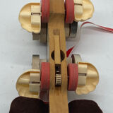 Dog to pull snoopy, file price toys, old wood toy