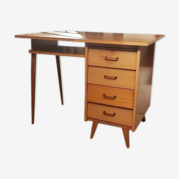 Bureau scandinave pieds compas