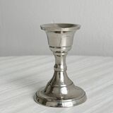 Small lightweight metal candlestick