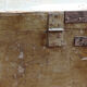 Coffee table,  wooden and metal military crate