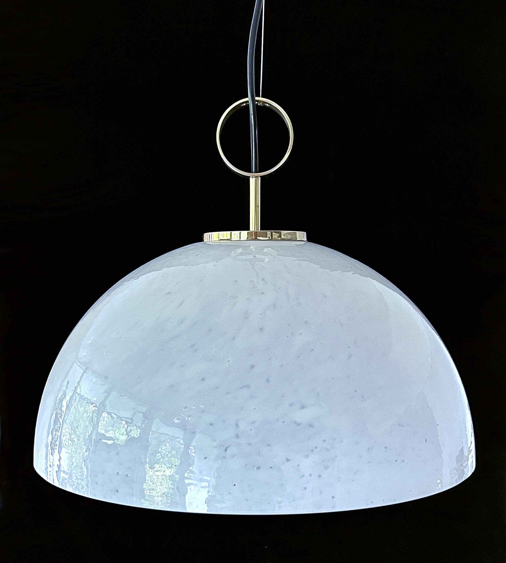 Vintage Limburg Glass Pendant Light
