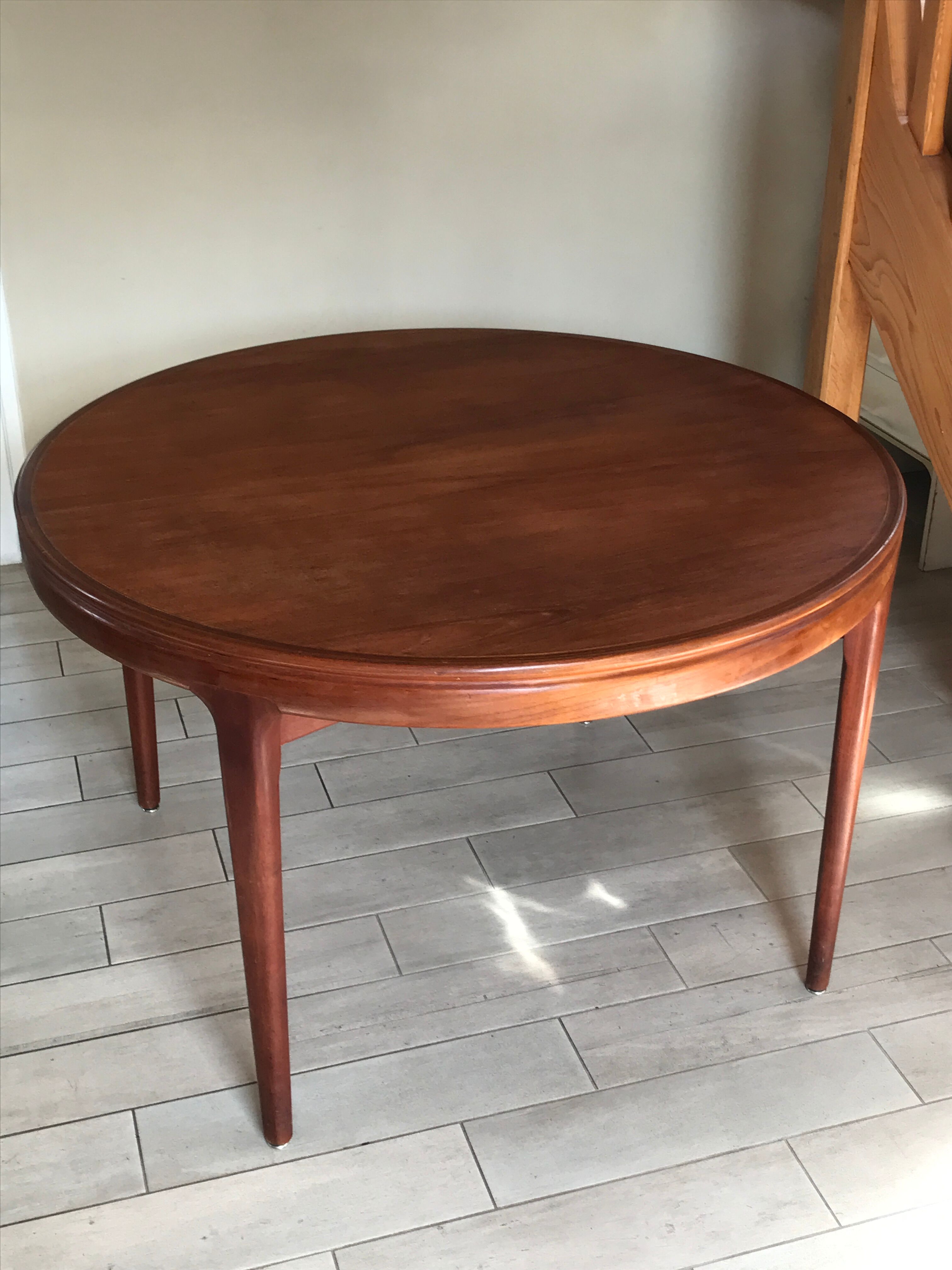 Scandinavian table Samcom design Arne Hovmand Olsen Denmark 60s