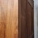 Louis XVI style wardrobe in walnut with blond patina circa 1880