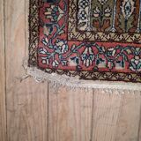 Wool and silk carpet 90x59cm