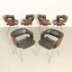 Ensemble de six chaises Oxford de Martin Grierson pour Arflex, 1963