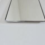 Antique large barber's mirror with chain, 1950s-60s