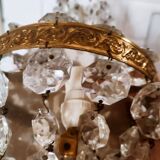 Hot air balloon wall light with tassels