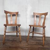 Pair of Baumann bistro chair from 1930 rare barter