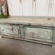 Old wooden box with storage space