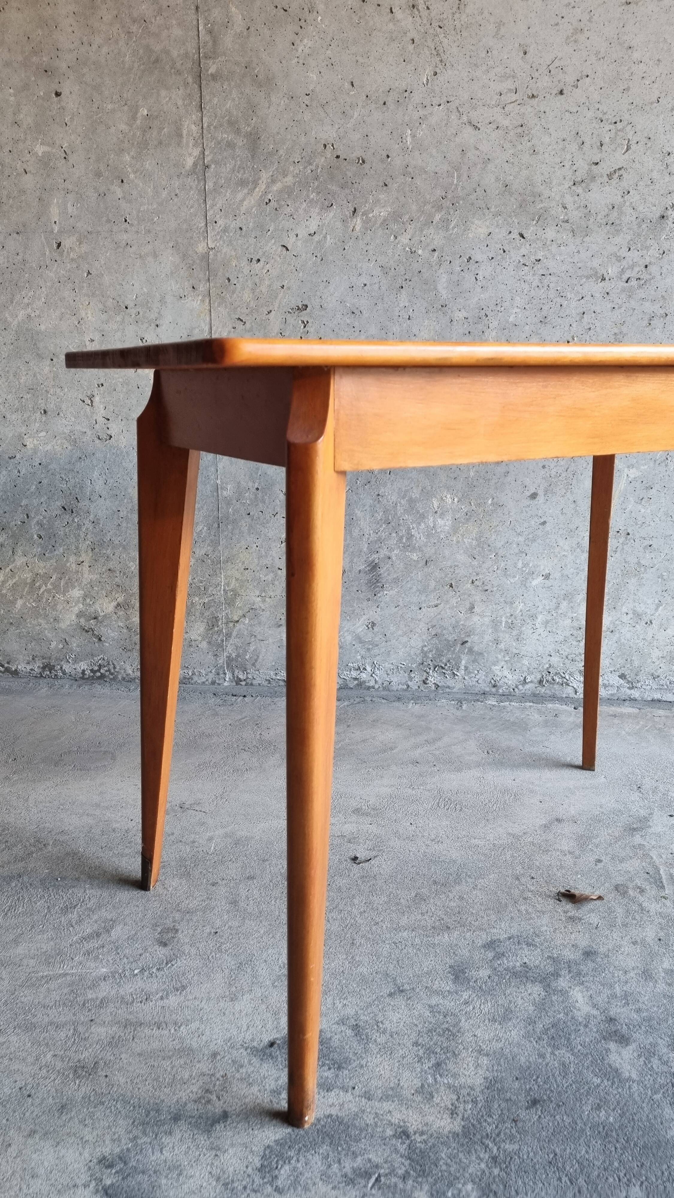 Vintage compass foot desk